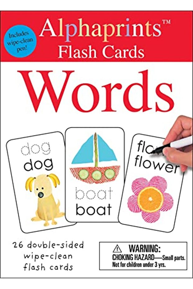 Alphaprints Wipe Clean Flash Cards Words