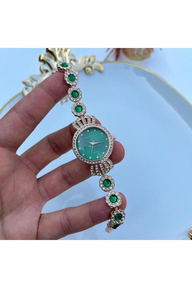 Nautıcal Stone Women's Luxury Wristwatch