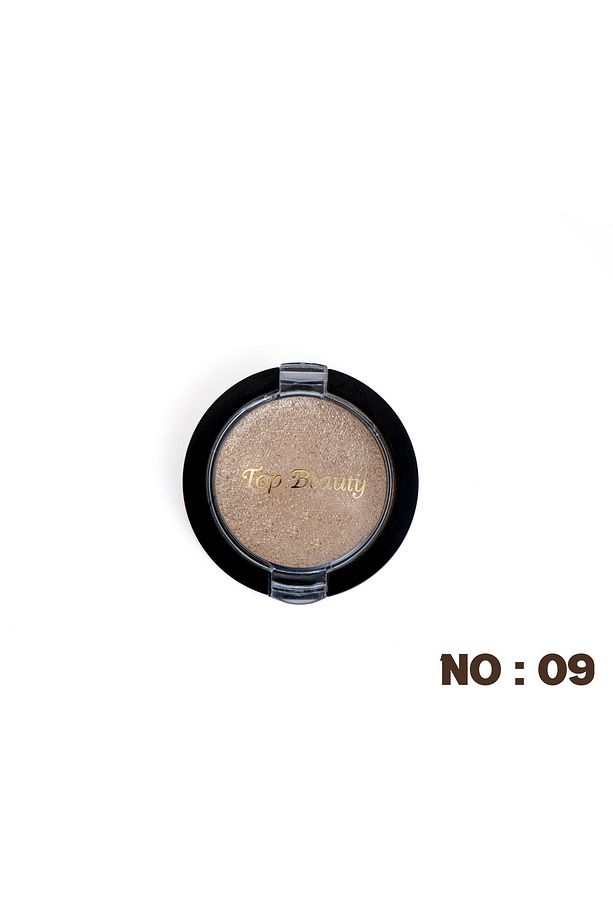 Göz Makyajı Farı Tekli Işıltılı ve Parlak Uzun Süre Kalıcı Açık Bej-Eyeshadow No:09 - 1