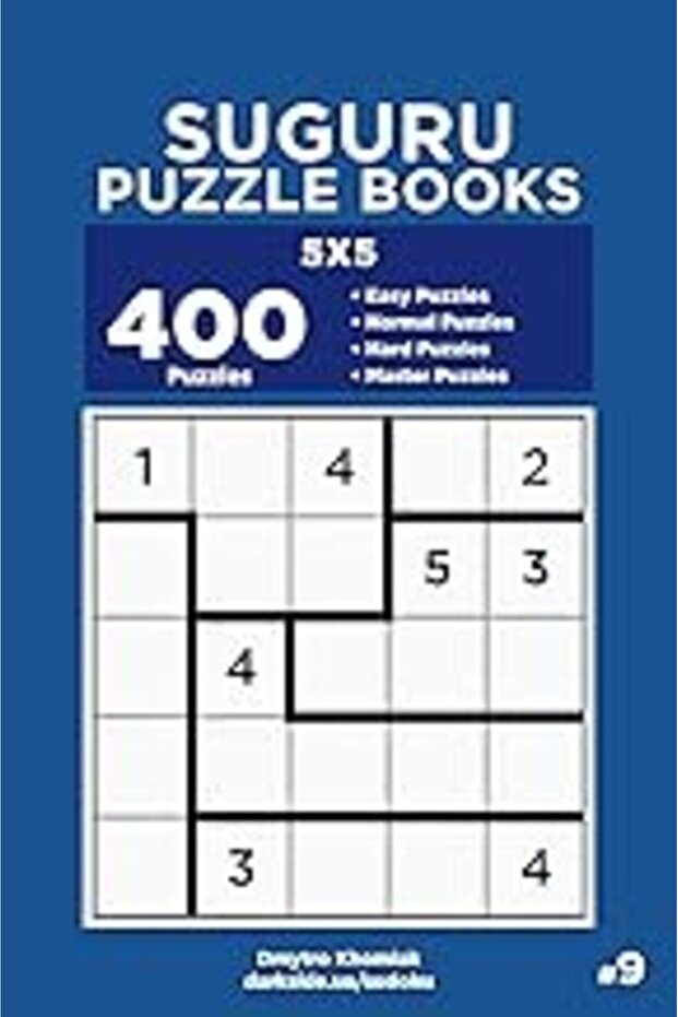 Suguru Puzzle Books 400 Easy To Master Puzzles 5X5 Volume 9