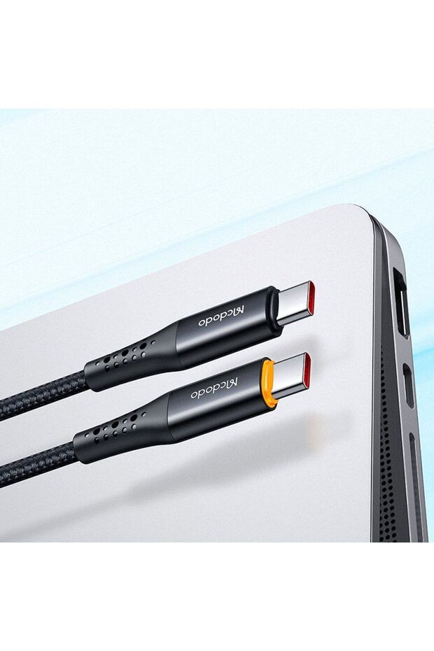 CA-3460 100W USB-C - USB-C ŞARJ VE DATA KABLOSU -1.2 M SİYAH - 3