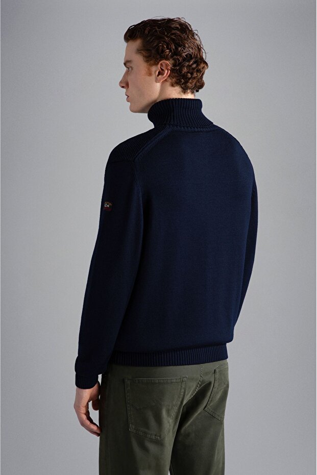 MEN'S WOOLLEN TURTLENECK - 2