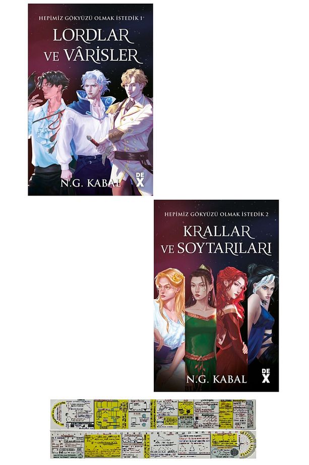 Hepimiz Gökyüzü Olmak İstedik 1-2. Kitaplar Set-Lordlar ve Varisler+Krallar ve Soytarıları-N G Kabal - 1