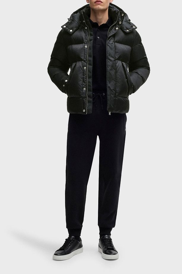 Logolu Regular Fit Çıkarılabilir Kapüşonlu Şişme Mont Erkek MONT 50525364 001 - 3