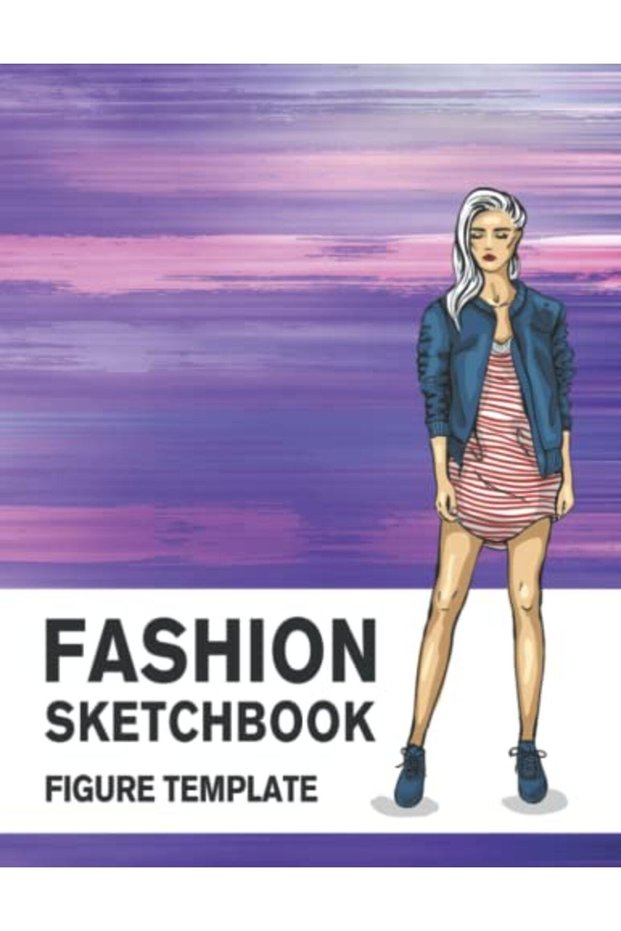 Fashion Sketchbook Figure Template 430 Large Female Figure Template For Easily Sketching Your Fashi