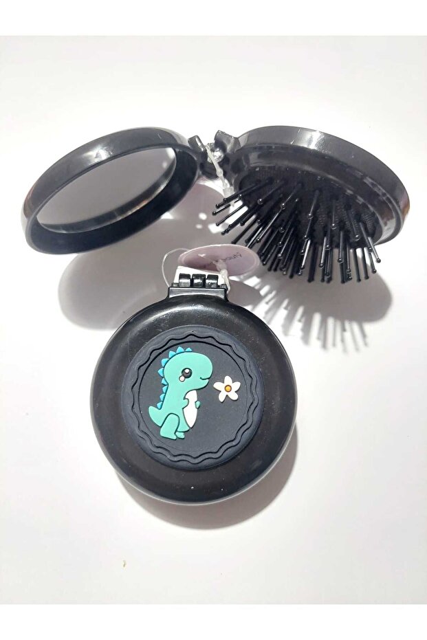 مشط مرآة مدمج منقوش للأطفال - 5