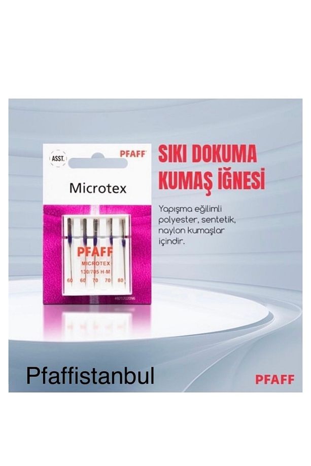 Sıkı Dokuma Kumaş Iğnesi (polyester, Ipek...) (1 Paket=5 Adet) (821202096) - 1