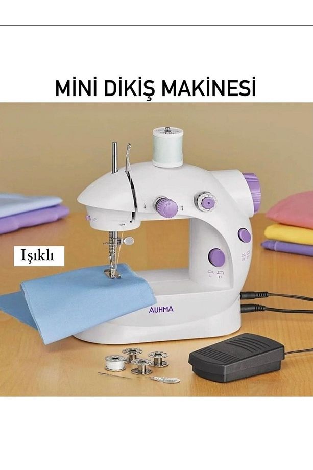 Mini Pratik Dikiş Makinesi, Ev Tipi Dikiş Makinesi,Taşınabilir Dikiş Makinesi - 1