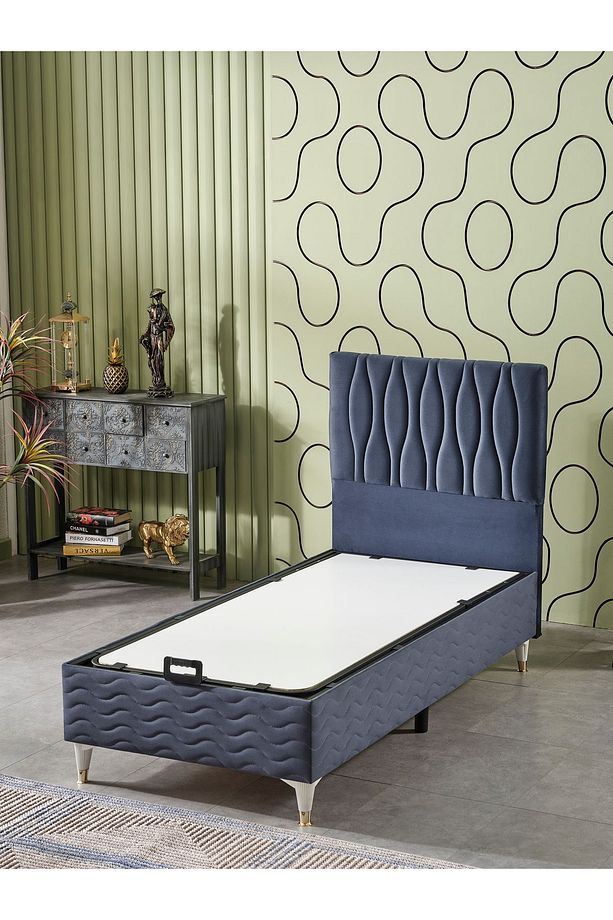 Almula Tek Kişilik 3Lü Set Yatak+Baza+Başlık - 3