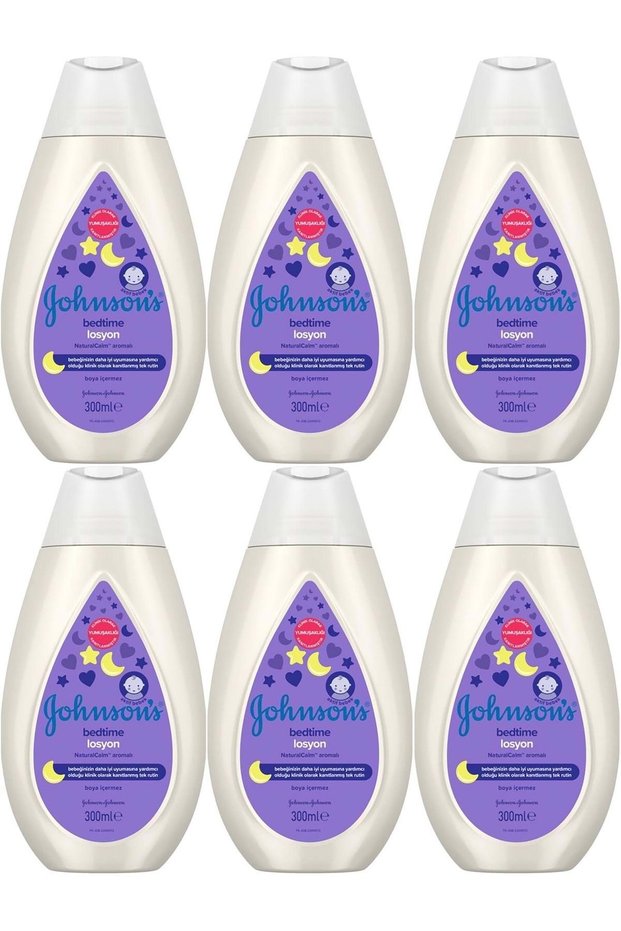 Johnson's Baby Bedtime Baby Lotion - 300ml (Set of 6)