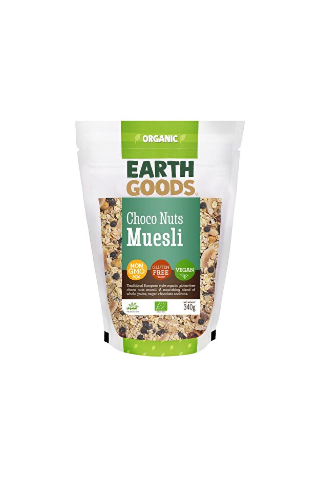 Organic Choco Nuts Muesli GF 340g