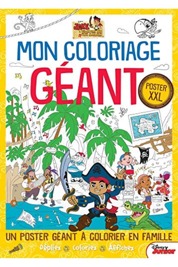 Jake Et Les Pirates Mon Coloriage Geant