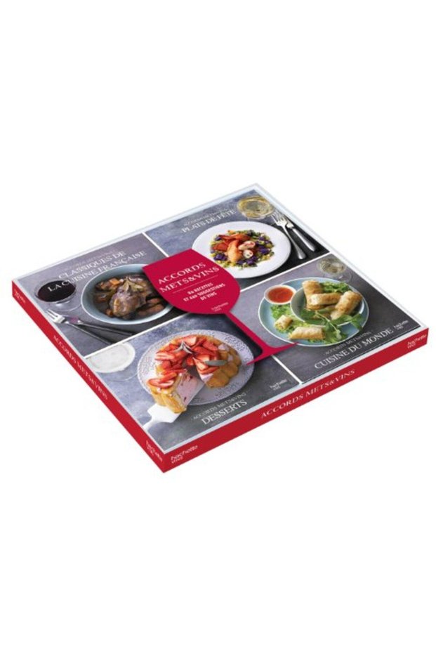 Coffret 4 Mini Livres Accords Mets Et Vins