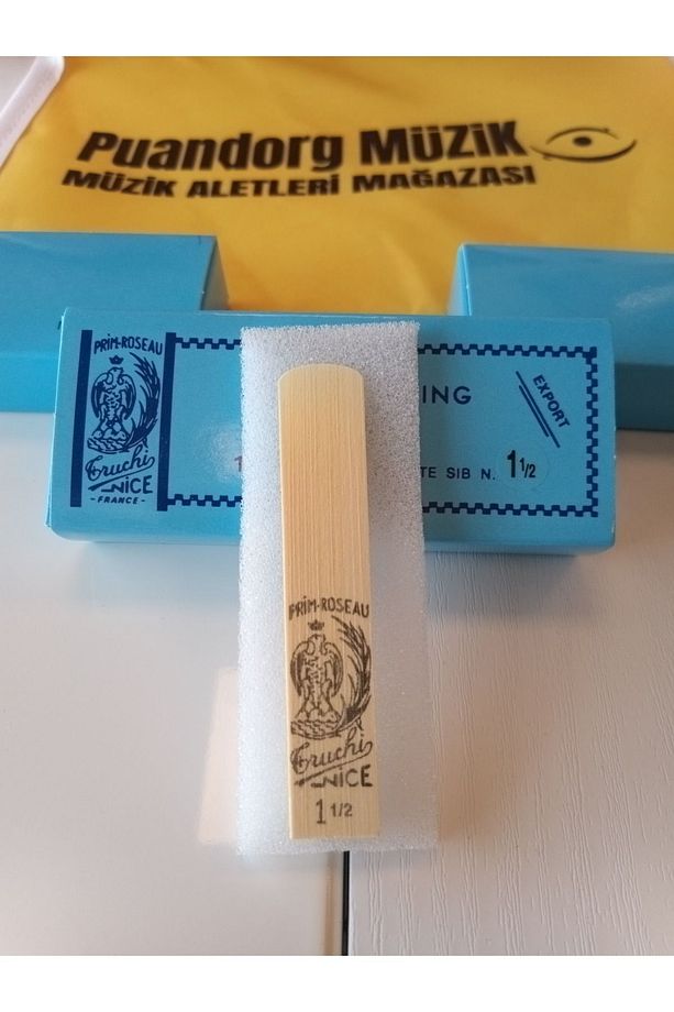 1 Adet Mavi Kuşak Rigotti Klarnet Kamışı Hot And Swing No: 1.5 (DİŞ LASTİĞİ HEDİYELİ) - 5