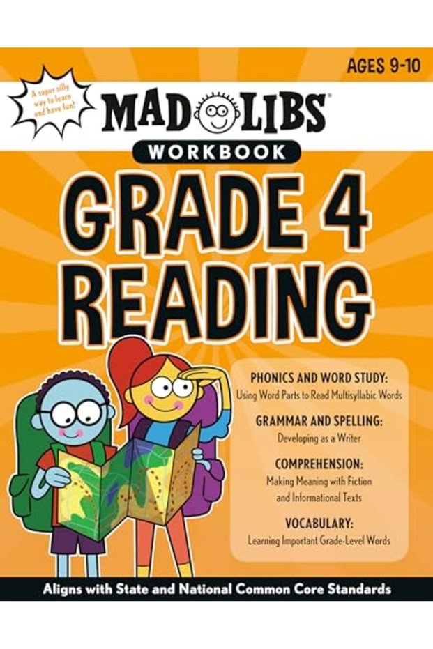 Mad Libs Workbook Grade 4 Reading