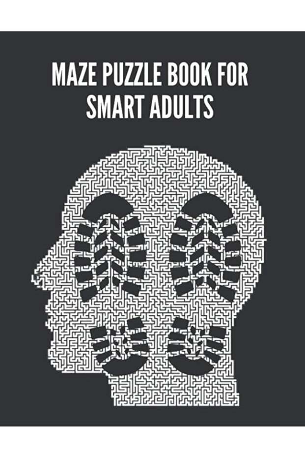 Maze Puzzle Book For Smart Adults Maze Brain Game Maze Puzzles With Solutions Maze Puzzles For Ad - 1