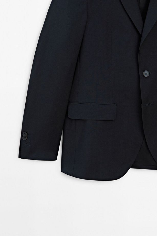 %100 yün klasik blazer - 8