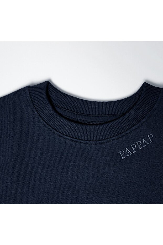 Pappap Lacivert Çocuk Eşofman Takımı - 4