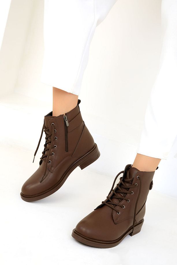 Kahve Kadın Bot & Bootie 19552 - 4
