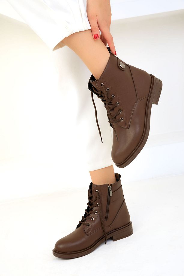 Kahve Kadın Bot & Bootie 19552 - 1