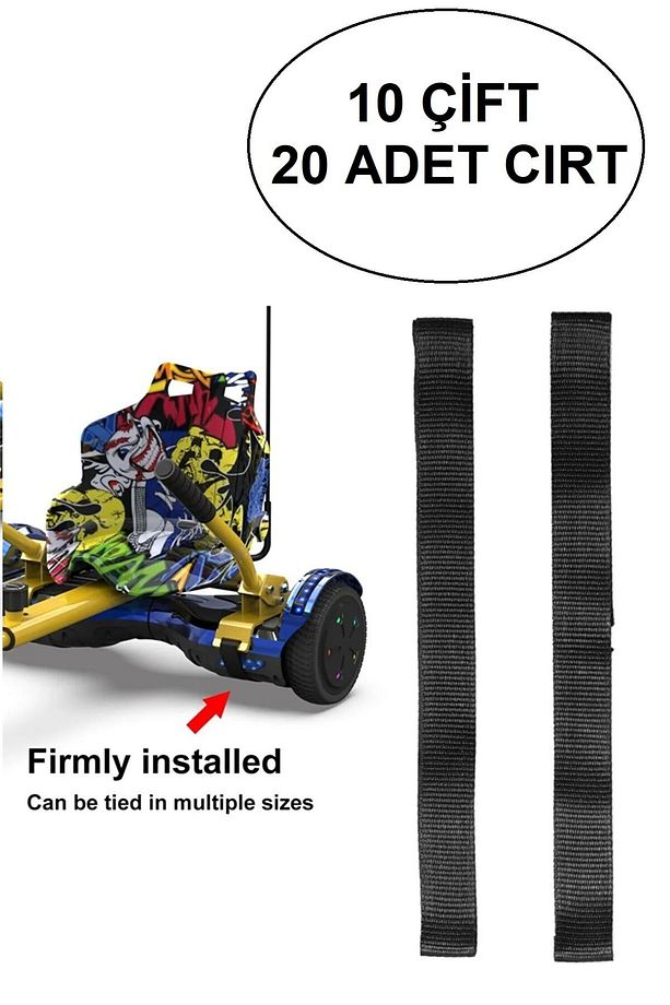 Elektrikli Kaykay Hover Cart Aksesuarı HOVER CART CIRTI  Tüm Modeller ile Uyumlu 10 Çift 20 Adet - 1
