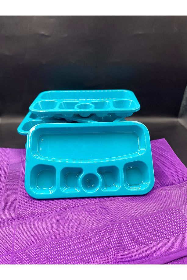 Mini kreş tabağı çocuk  bölmeli kahvaltı tabağı - 2