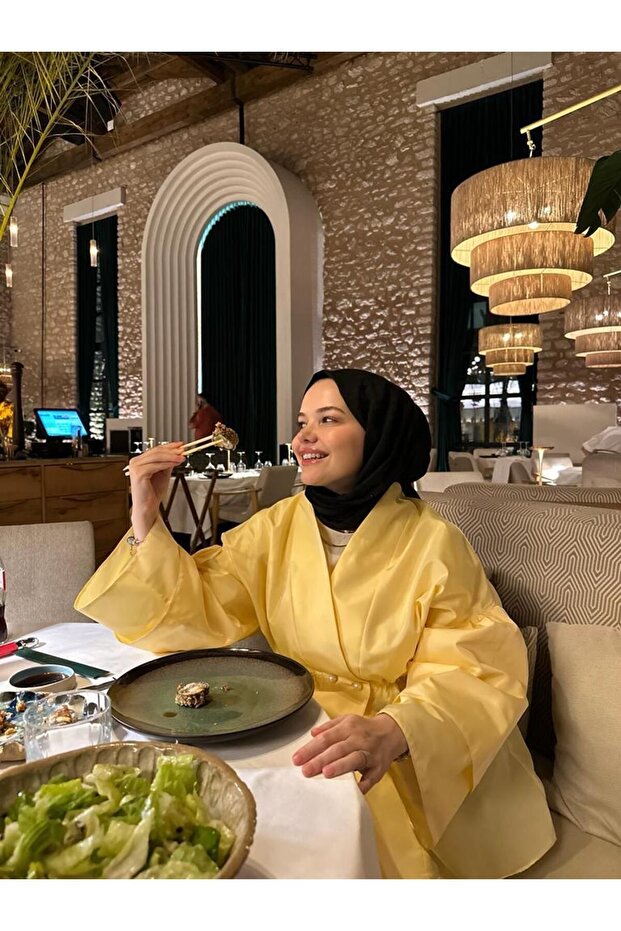 Lara Ceket Sarı - 4