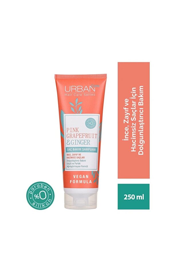 250 ml Grapefruit & Ginger Hair Care Shampoo - Pink