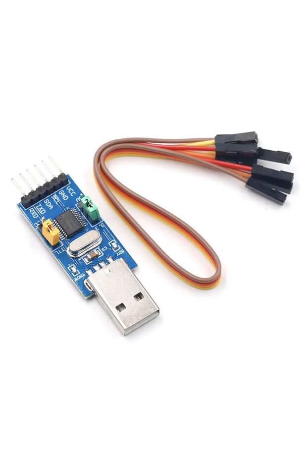 CH341T Usb to Ttl IIc Uart Çevirici Modül I2c Seri Port Haberleşme Adaptör Isp Arduino - 7