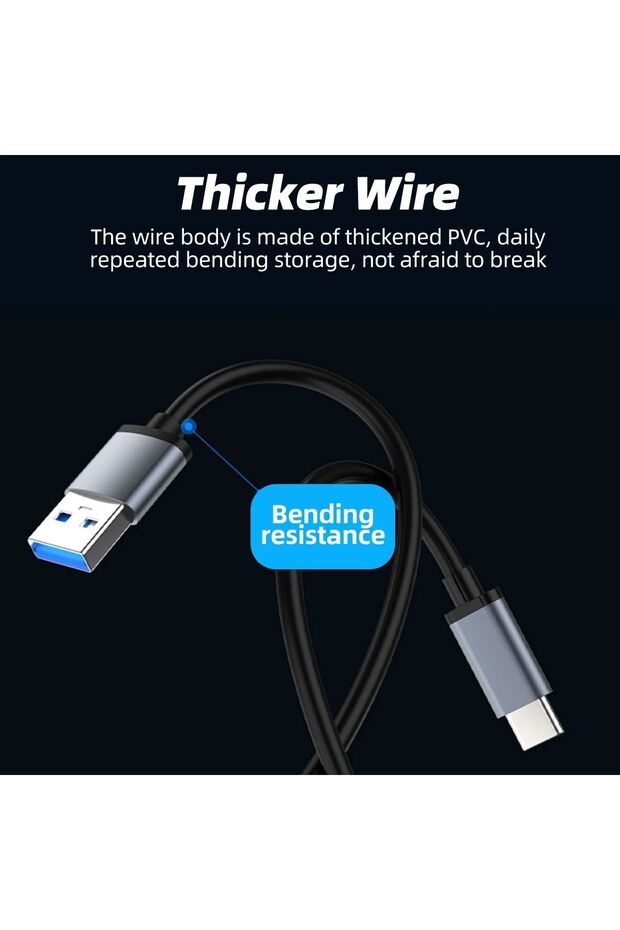 2 In 1 Adaptör 4 Port Type C USB 3.0 Hub USB 3.0 Adapter Type-C Çevirici USB Hub SW-HUB1 - 2