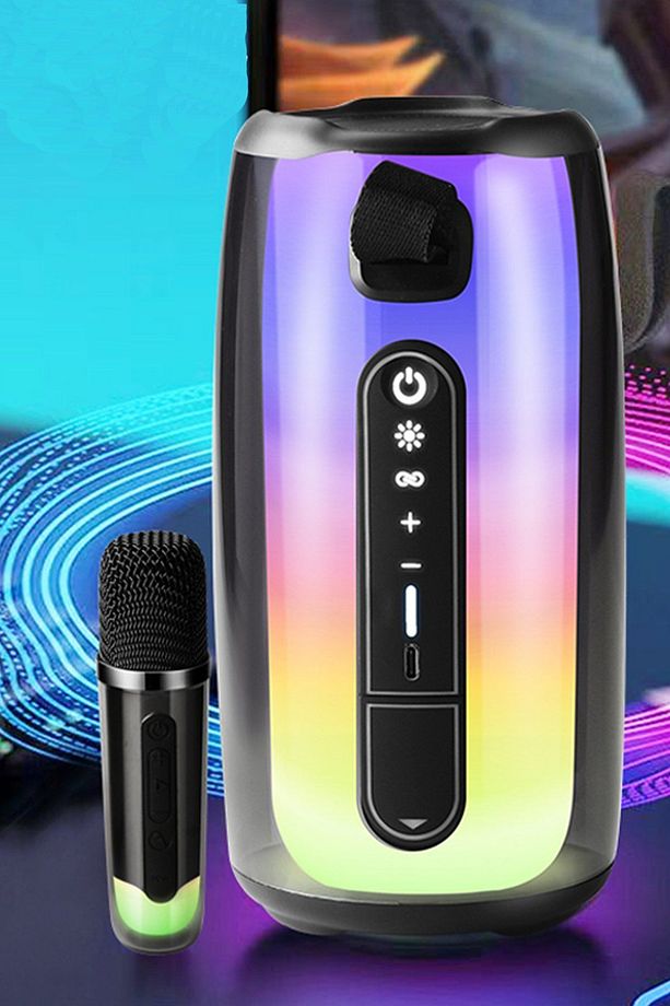 Pluse 7 Mikrofonlu RGB Kablosuz Hoparlör - Beyaz 301101 - 3