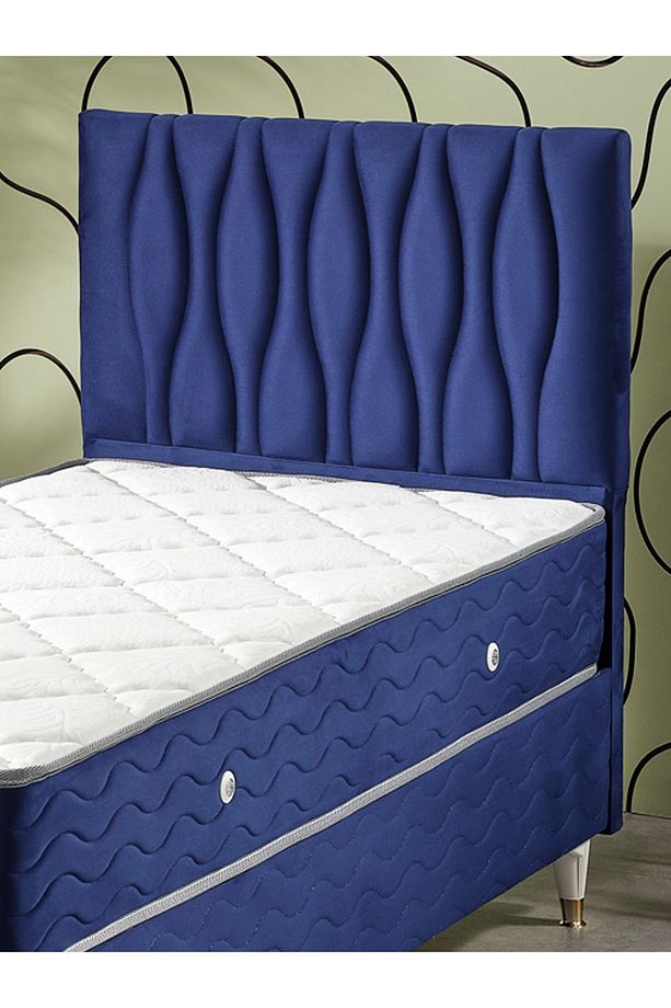 Almula Tek Kişilik 3Lü Set Yatak+Baza+Başlık - 5