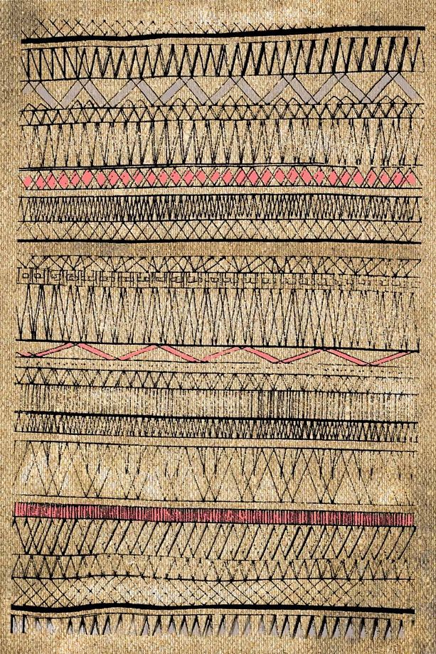 Laslva Iskandinav Yıkanabilir Kaymaz Pamuk Taban Kadife Salon, Mutfak Halısı, Yolluk, Kilim - 3