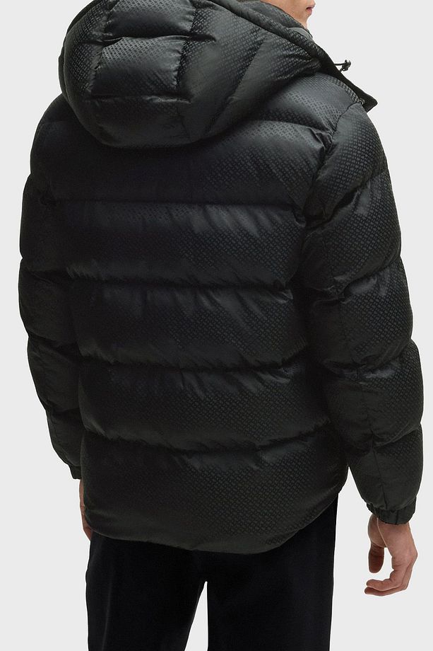 Logolu Regular Fit Çıkarılabilir Kapüşonlu Şişme Mont Erkek MONT 50525364 001 - 2