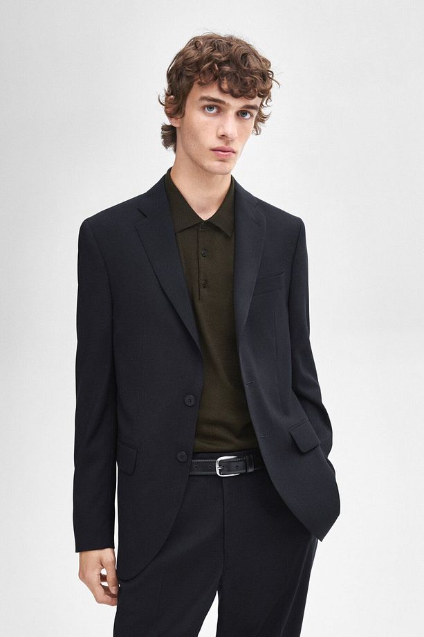 %100 yün klasik blazer - 2