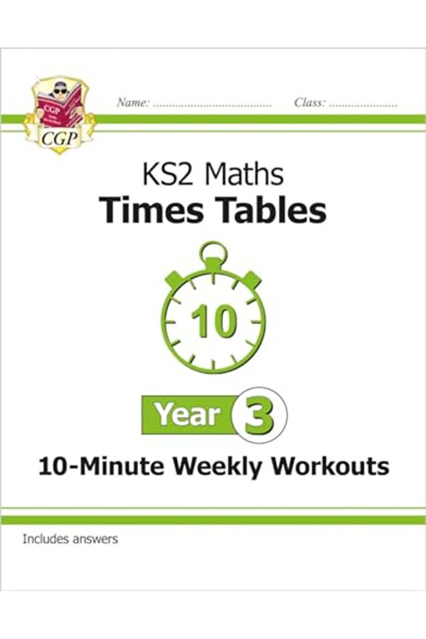 New Ks2 Maths Times Tables 10Minute Weekly Workouts Year 3