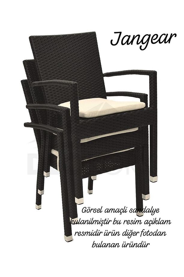 sandalye minder 5cm kalınlık 4adet lüx[KESINIKLE ÇÖKMEZ SÜNGER]fermuarlı kumaş ayrı yıkanabilir40CM - 4
