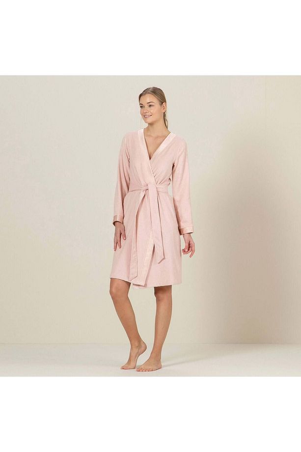 Floss Unisex Bornoz Acık Somon - 3