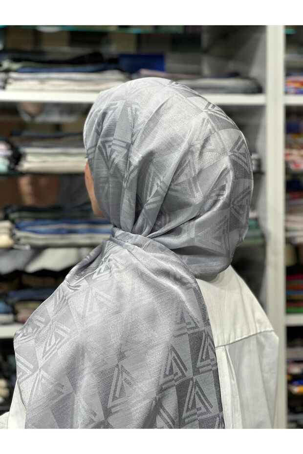 Aura Logo Pattern Shawl - 3