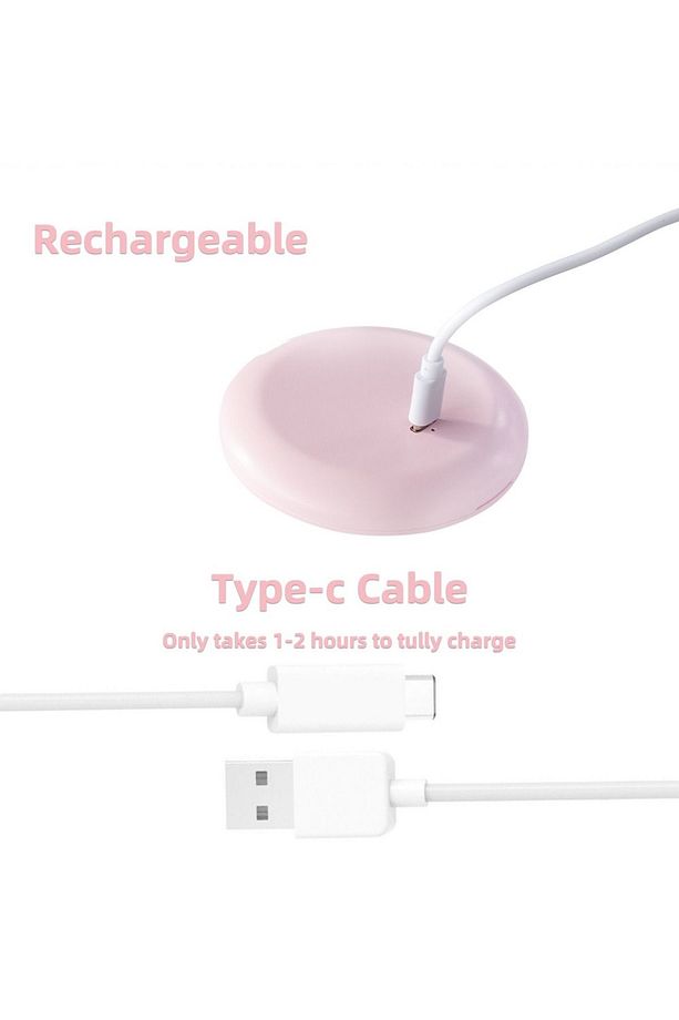 Taşınabilir Çanta Tipi Mini Led Makyaj Aynası Güzellik Aynası Şarjlı Işıklı  Yuvarlak Tatlı Ayna - 4