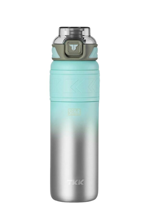 Tkk New Collection 900ml Stainless Steel Thermos Flask with Filter, Straw, and Strap for Use with or Without a Straw