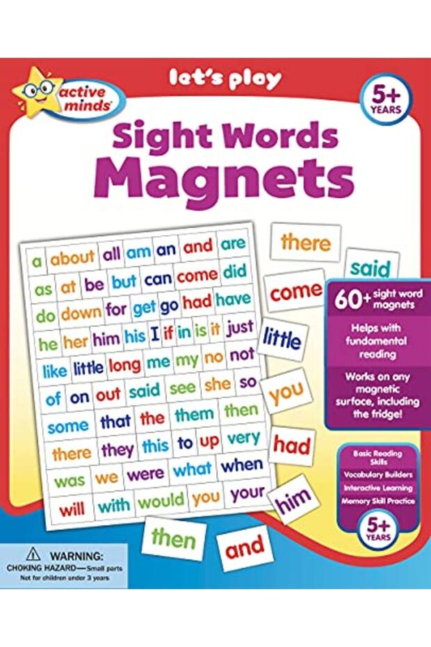 Active Minds Sight Words Magnets - 1
