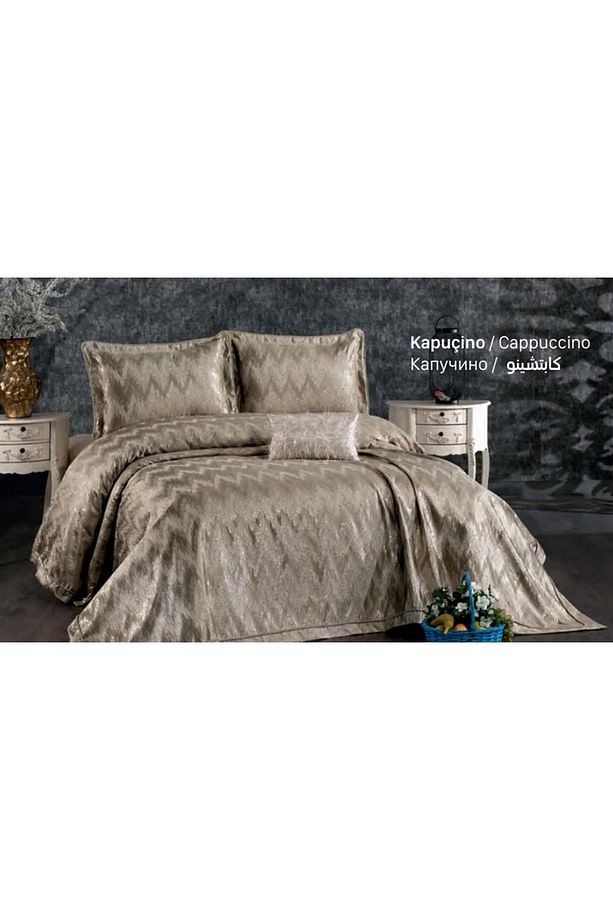Modern Yatak Örtüsü Perla Kapiçino - 1