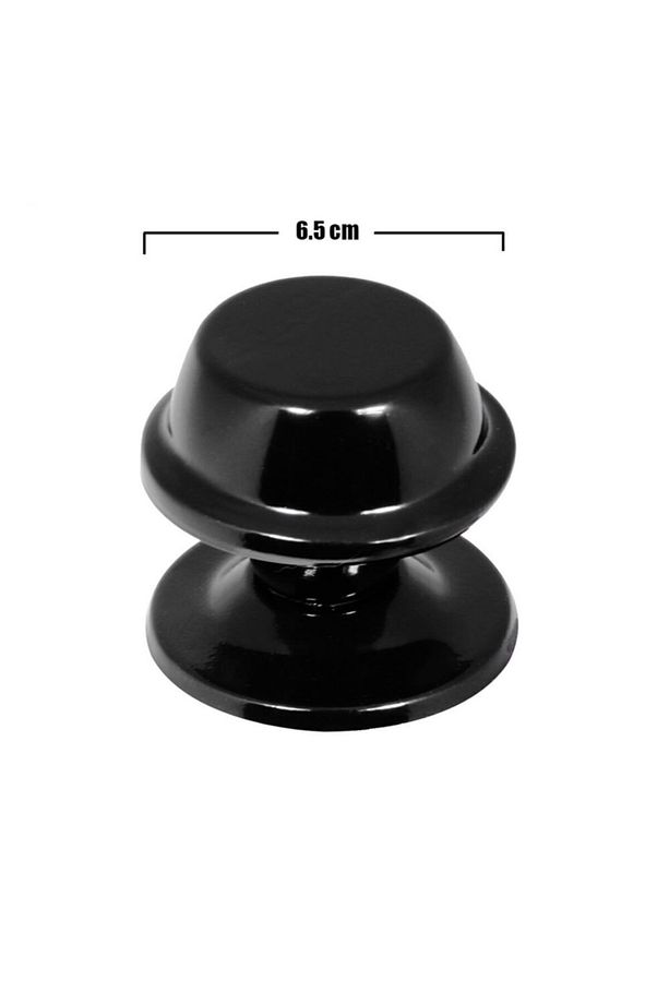 Efe Kapı Tokmağı Topuzu Kapı Babası Kolu Metal Siyah Tokmak - Kapı Kulpu - 2