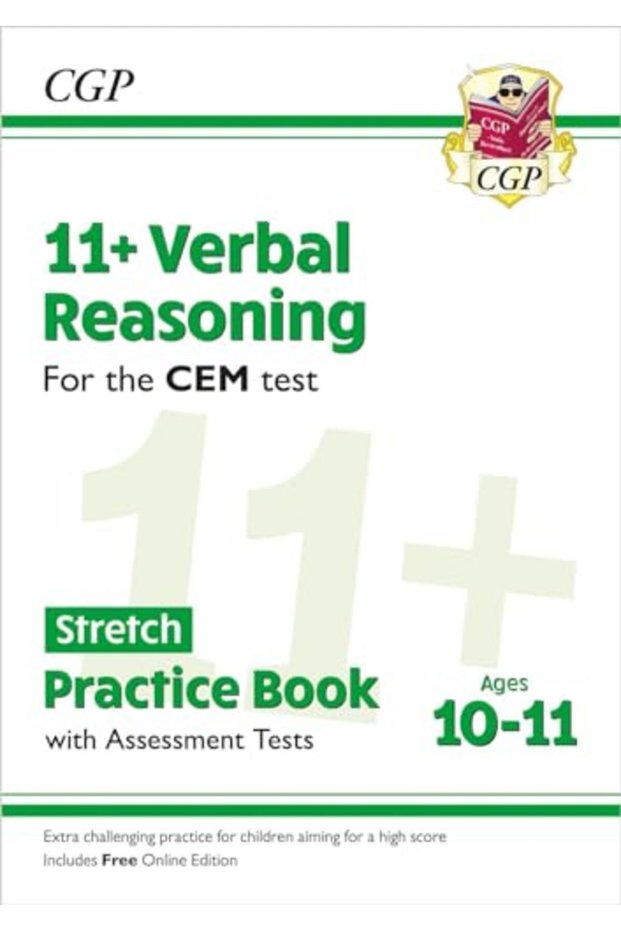 11+ Cem Verbal Reasoning Stretch Practice Book & Assessment Tests Ages 1011 With Online Edition