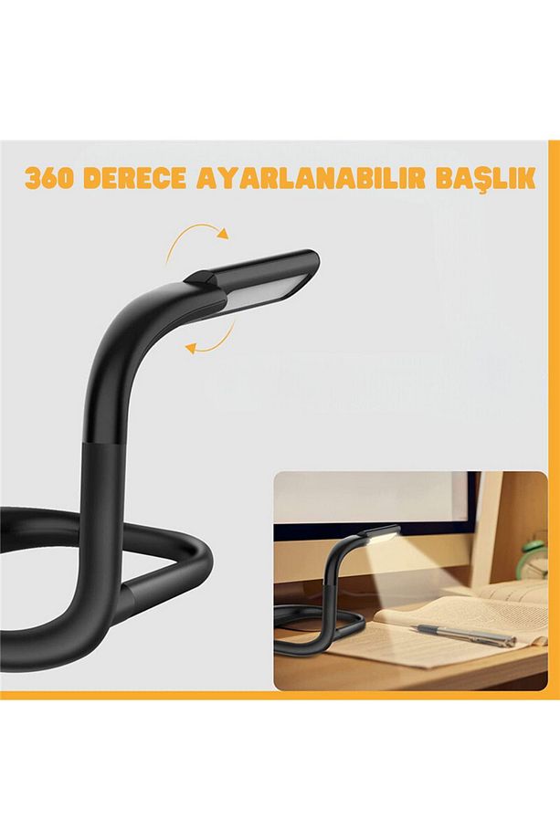 Kitap Okuma lambası Boyun Kitap Okuma Işığı Örgü Kamp Tamir için Çok fonksiyonlu Pratik Işık - 6