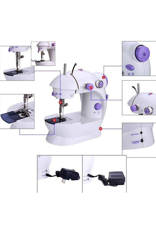 Mini Pratik Dikiş Makinesi, Ev Tipi Dikiş Makinesi,Taşınabilir Dikiş Makinesi - 5