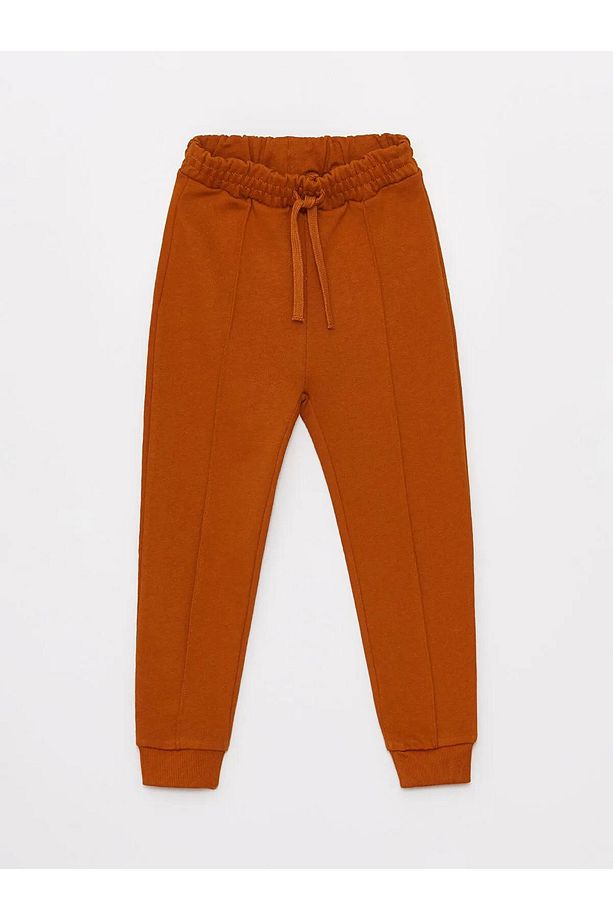 Tütün Kahve Bisiklet Yaka Uzun Kollu Baskılı Erkek Bebek Sweatshirt ve Eşofman Altı 2'li Takım - 2