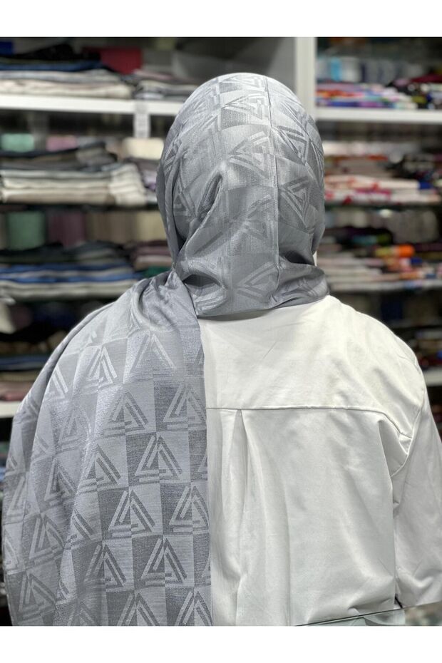 Aura Logo Pattern Shawl - 1