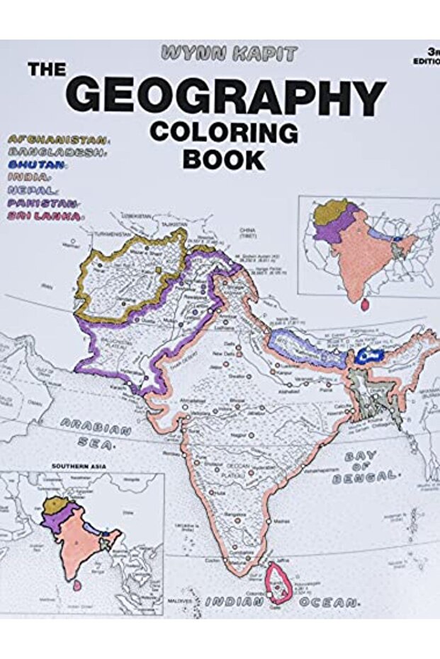 Geography Coloring Book - 1